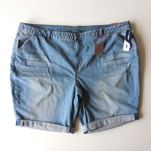 Lane Bryant Bermuda Jeans Short Plus Size 28